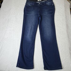 Angels Forever Young Jeans Women's 18W Dark Blue Denim 360 Sculpt Mini  Boot